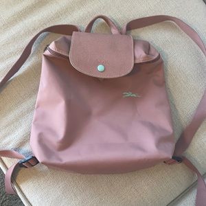 Longchamp le pliage backpack pink